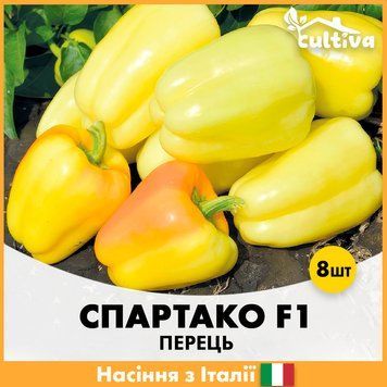 Перець Спартако F1, 8 шт, Італійське насіння R51156 фото