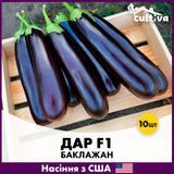 Баклажан Дар F1, 10 шт, Американские семена R51265 фото
