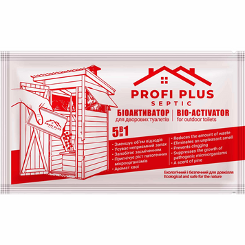 Біоактиватор для вуличних туалетів Profi Plus Septic, 25 г 1553 фото