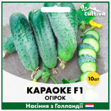 Огірок Караоке F1, 10 шт, Голландське насіння 00170 фото