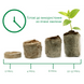 Торф'яні таблетки (5 шт) для проростання насіння, 33 мм, Jiffy torf-tab-33-5 фото 2