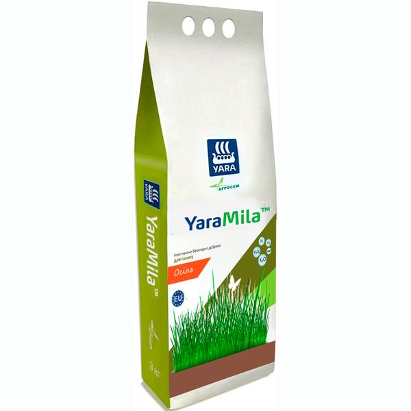 Удобрение YaraMila (Яра Мила) комплексное для газона Осень (3 кг) 00056 фото