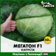 Белоголовая капуста Мегатон F1, 50 шт, Голландские семена 00149-50 фото