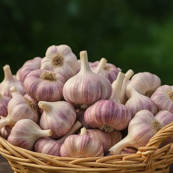 Часник озимий Любаша, 0.5 кг, 1-ша репродукція, калібр 4-5+ LB05 фото