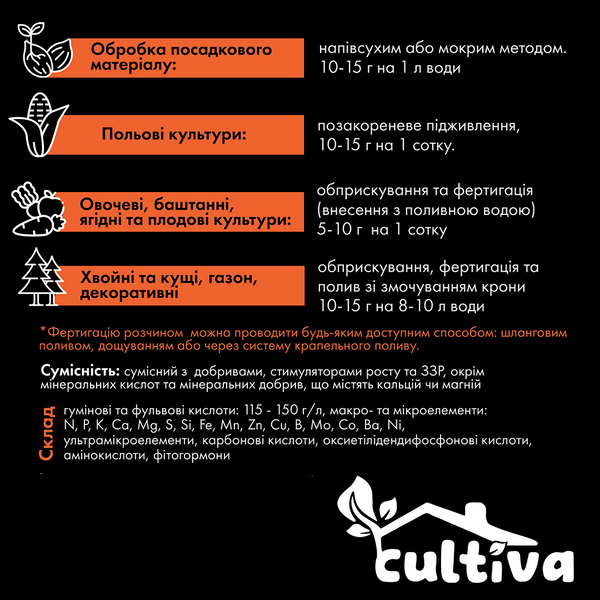 Органічне добриво Сила Землі, нітрогумат концентрат, 1 кг ntsz-1k фото