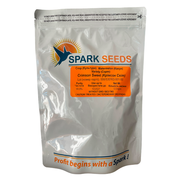 Кавун Кримсон Світ, 0,5 кг, Spark Seeds, США R50238 фото